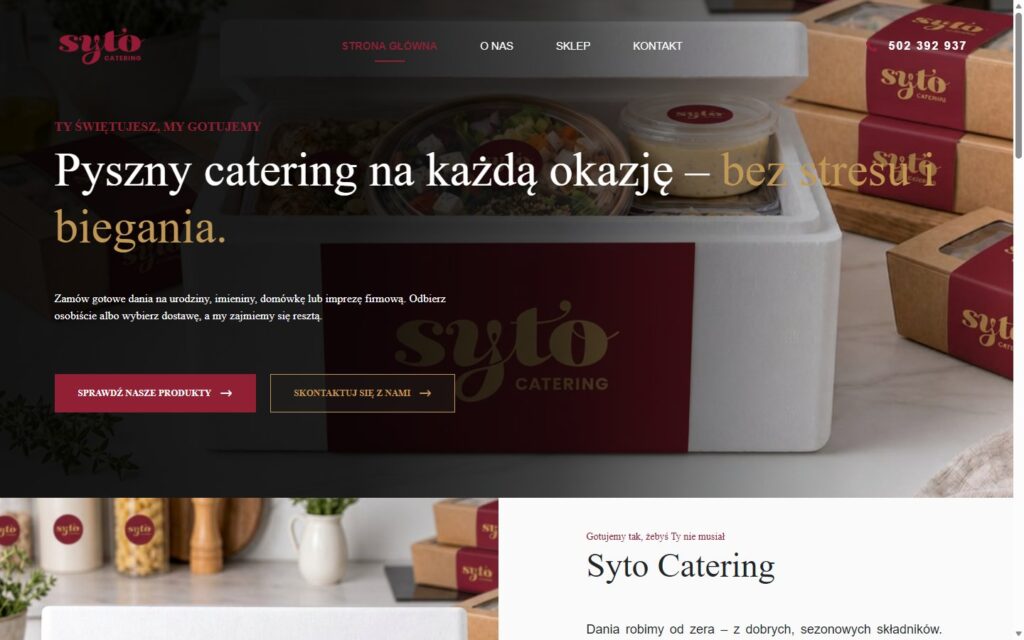 Strona Syto Catering
